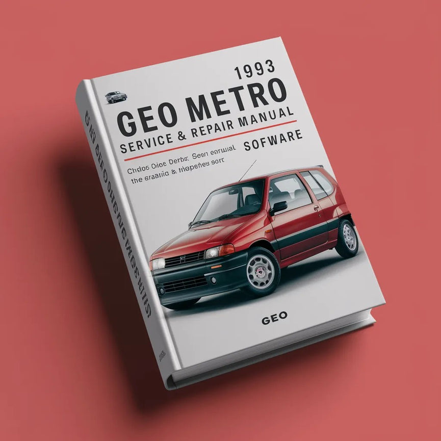 1993 GEO Metro Manual de servicio y reparación Software Descargar PDF