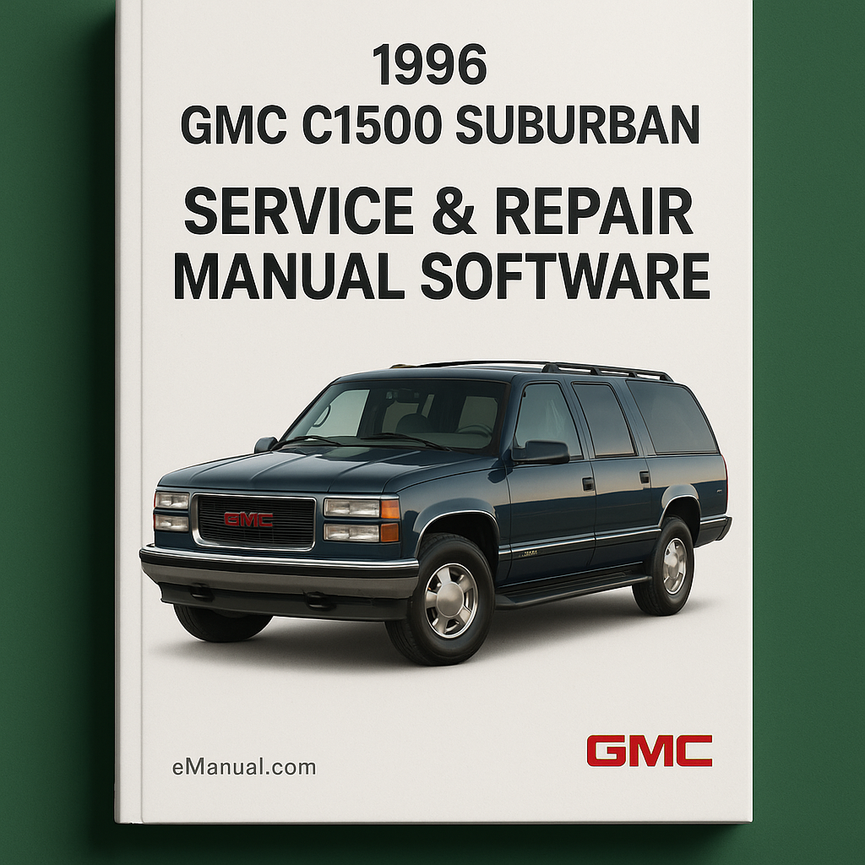 1996 GMC C1500 Suburban Service & Repair Manual Software