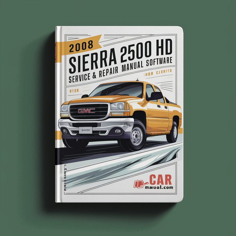 2008 GMC Sierra 2500 HD Service & Repair Manual Software