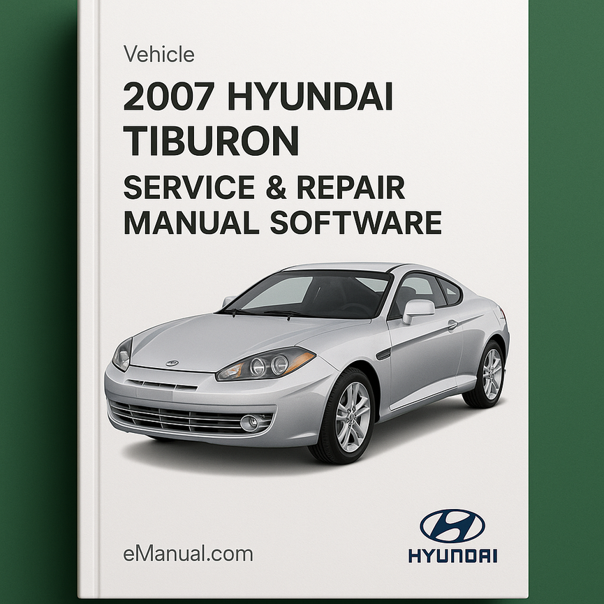 2007 Hyundai Tiburon Service & Repair Manual Software