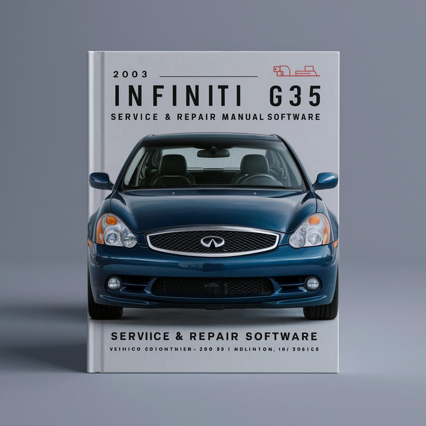 2003 Infiniti G35 Service & Repair Manual Software