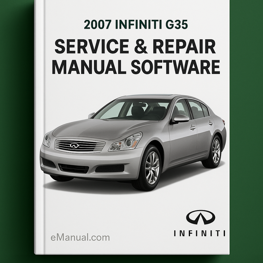 2007 Infiniti G35 Service & Repair Manual Software