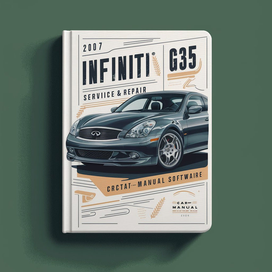 2007 Infiniti G35 Manual de servicio y reparación Software Descargar PDF