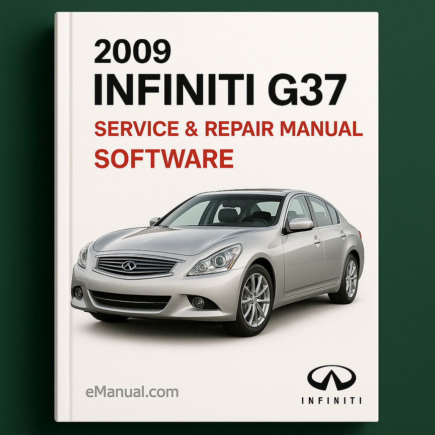 2009 Infiniti G37 Service & Repair Manual Software