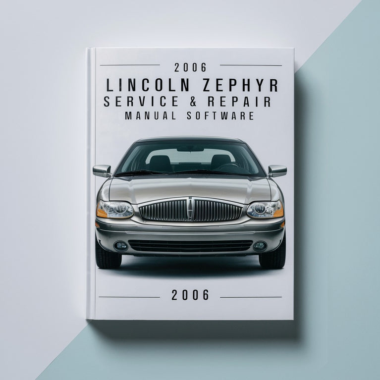 Software del manual de servicio y reparación del Lincoln Zephyr 2006