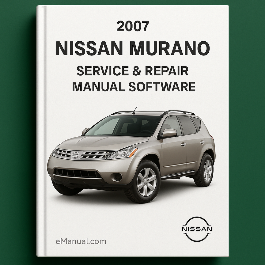 2007 Nissan Murano Manual de servicio y reparación Software Descargar PDF