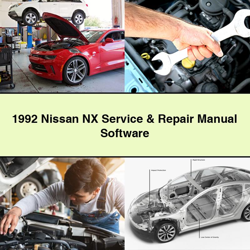 1992 Nissan NX Manual de servicio y reparación Software Descargar PDF