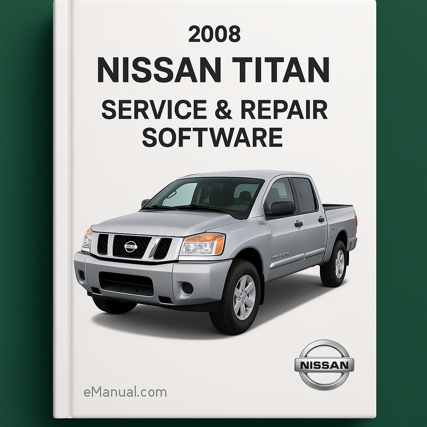 Software del manual de servicio y reparación de Nissan Titan 2008 Descargar PDF