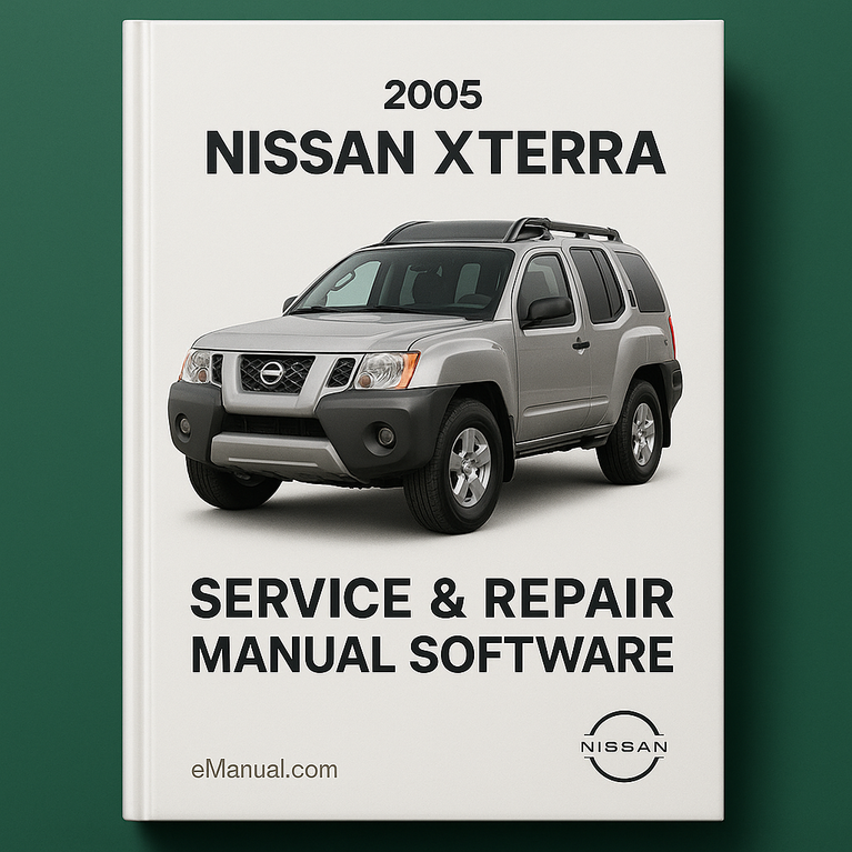 2005 Nissan Xterra Manual de servicio y reparación Software Descargar PDF