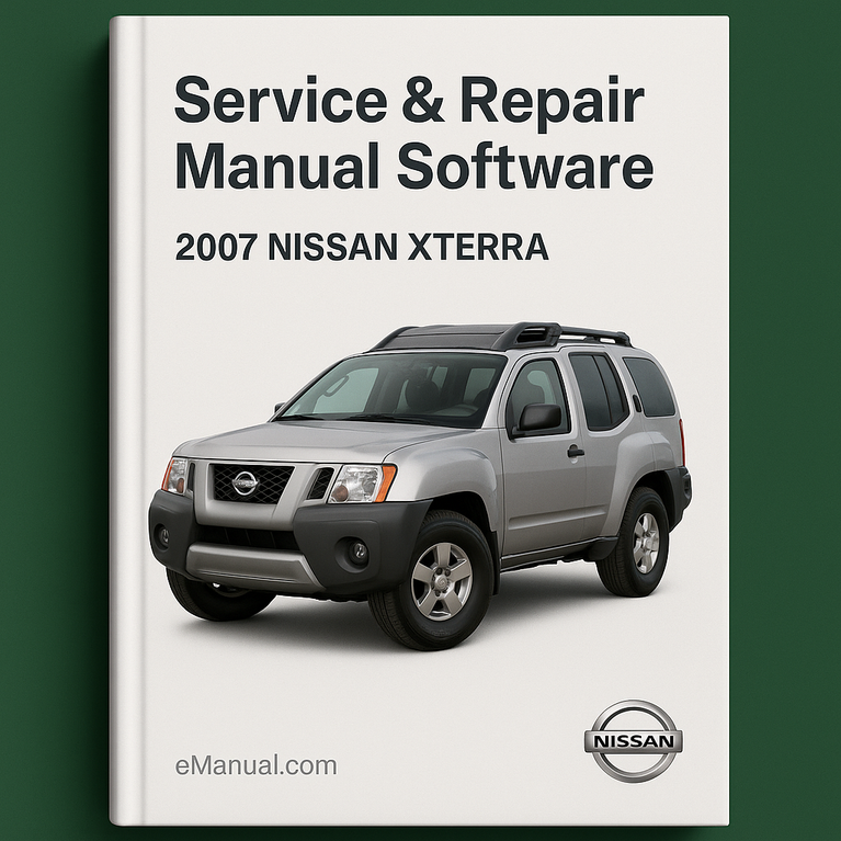 2007 Nissan Xterra Service & Repair Manual Software