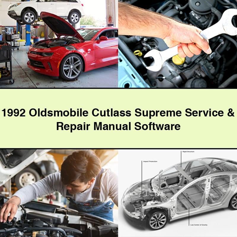 1992 Oldsmobile Cutlass Supreme Service & Repair Manual Software PDF Download