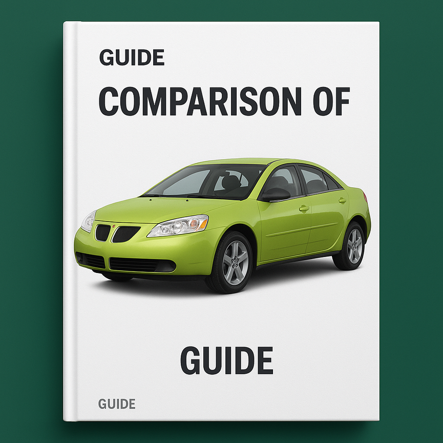 2007 Pontiac G6 Service & Repair Manual Software