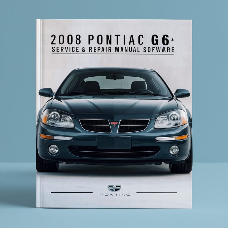 2008 Pontiac G6 Service & Repair Manual Software