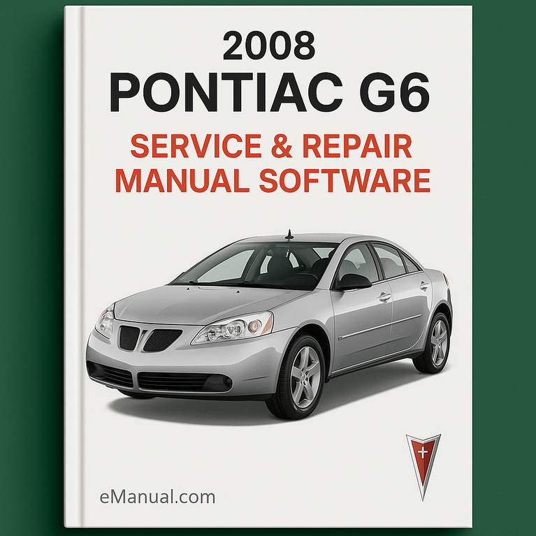 2008 Pontiac G6 Service & Repair Manual Software