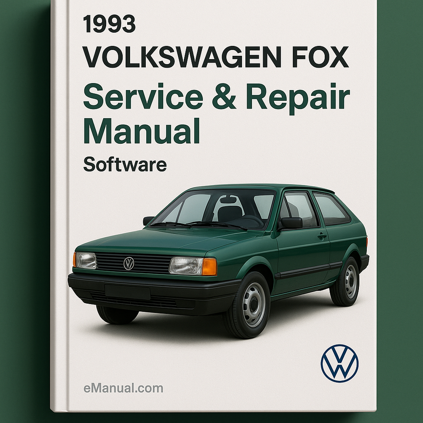 1993 Volkswagen FOX Service & Repair Manual Software