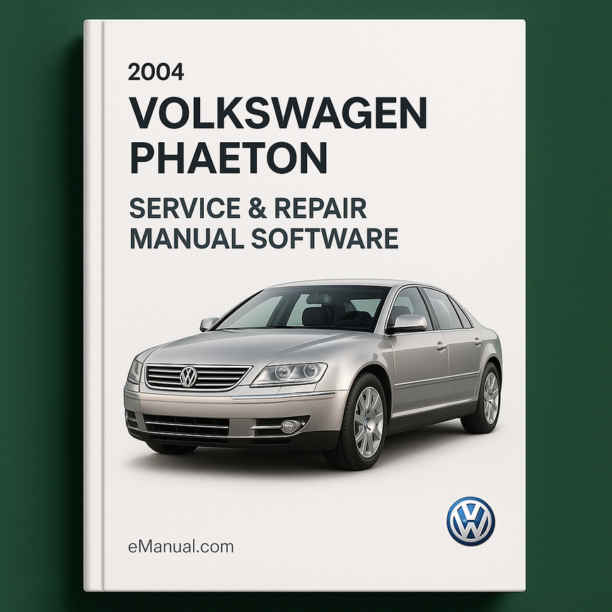 2004 Volkswagen Phaeton Service & Repair Manual Software