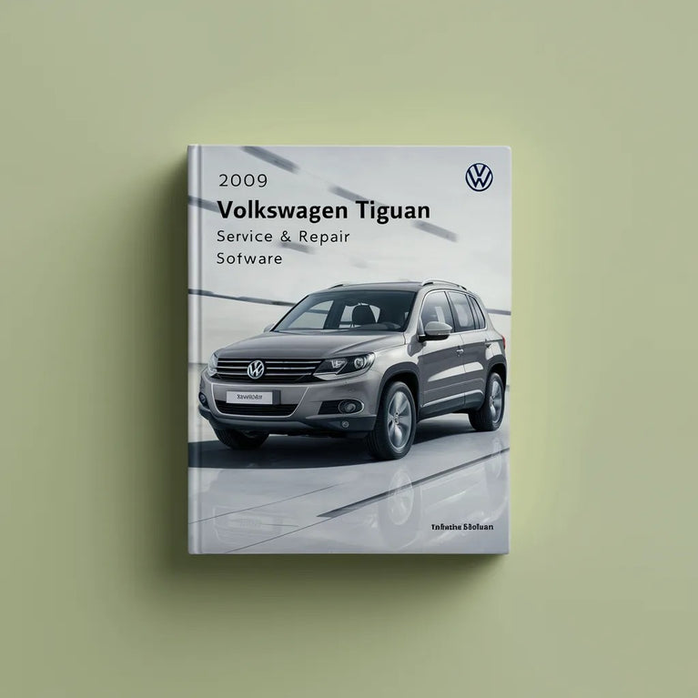 2009 Volkswagen Tiguan Service & Repair Manual Software