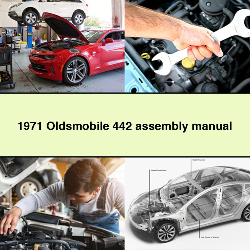 1971 Oldsmobile 442 assembly Manual PDF Download
