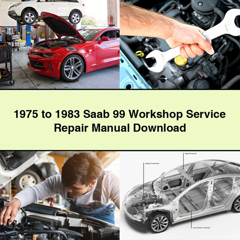 1975 to 1983 Saab 99 Workshop Service Repair Manual PDF Download