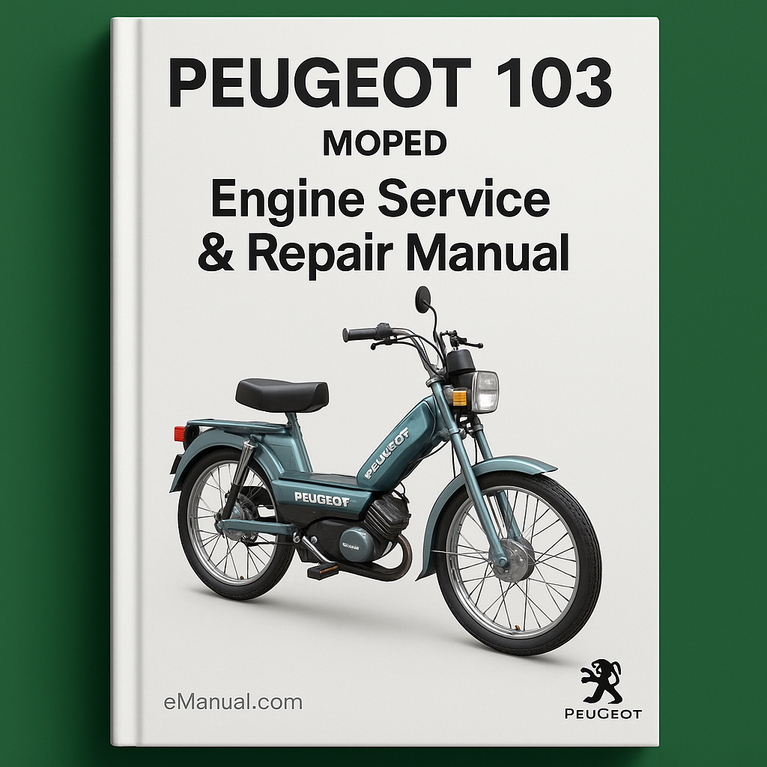 PEUGEOT 103 MOPED Engine Service Repair Manual