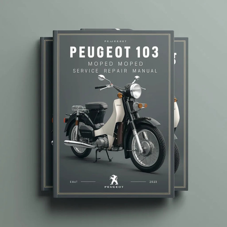 PEUGEOT 103 MOPED Engine Service Repair Manual PDF Download