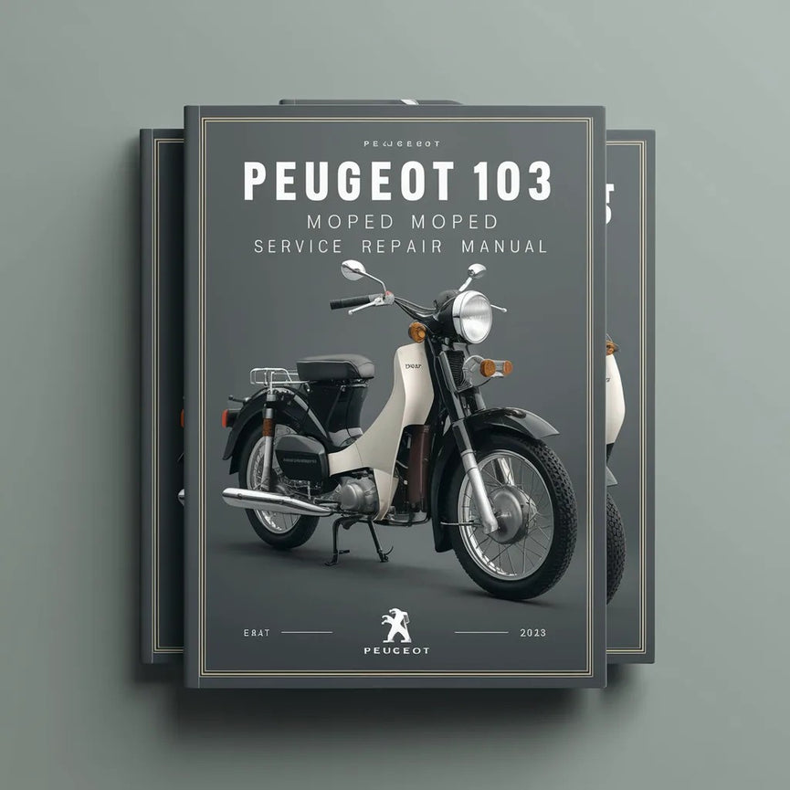 Peugeot 103 Moped Motor Service-Reparaturhandbuch