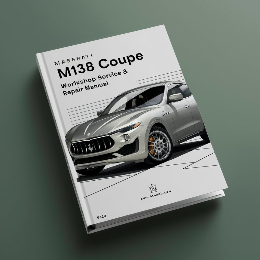 Maserati M138 Coupe Workshop Service & Repair Manual PDF Download