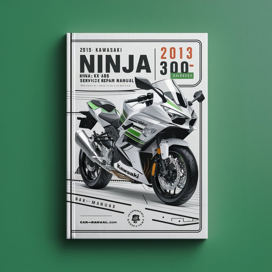 2013-2014 Kawasaki Ninja 300 EX ABS Service-Reparaturhandbuch