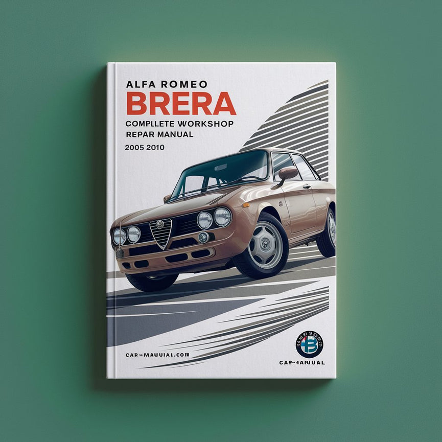 Alfa Romeo BRERA Komplettes Werkstatt-Reparaturhandbuch 2005-2010 PDF-Download