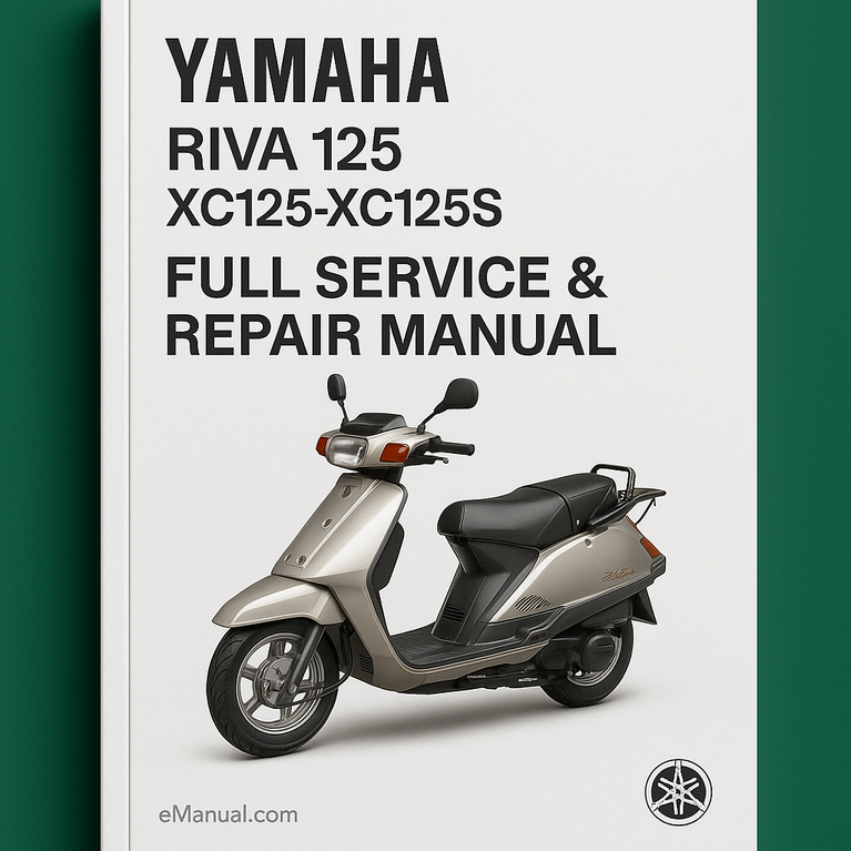 Yamaha RIVA 125 XC125 XC125S Full Service & Repair Manual 1985-2001