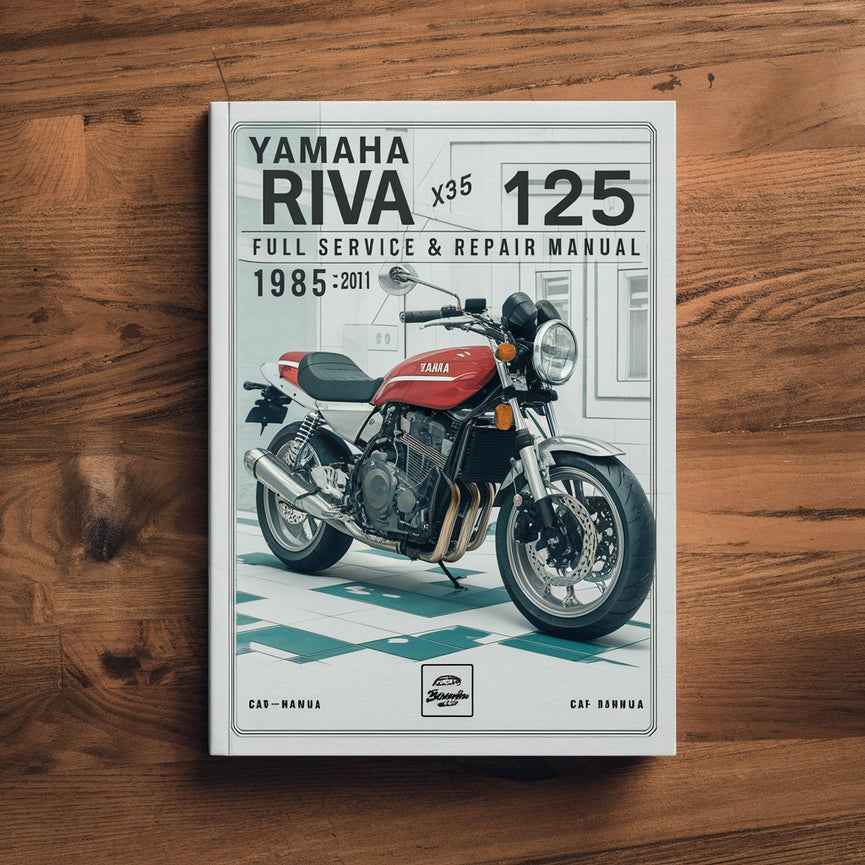 Yamaha RIVA 125 XC125 XC125S Vollständiges Wartungs- und Reparaturhandbuch 1985-2001