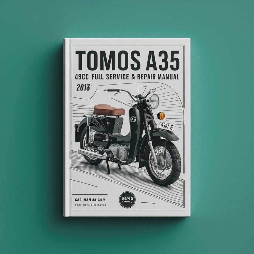 TOMOS A35 49CC MOPED Vollständiges Service- und Reparaturhandbuch PDF-Download