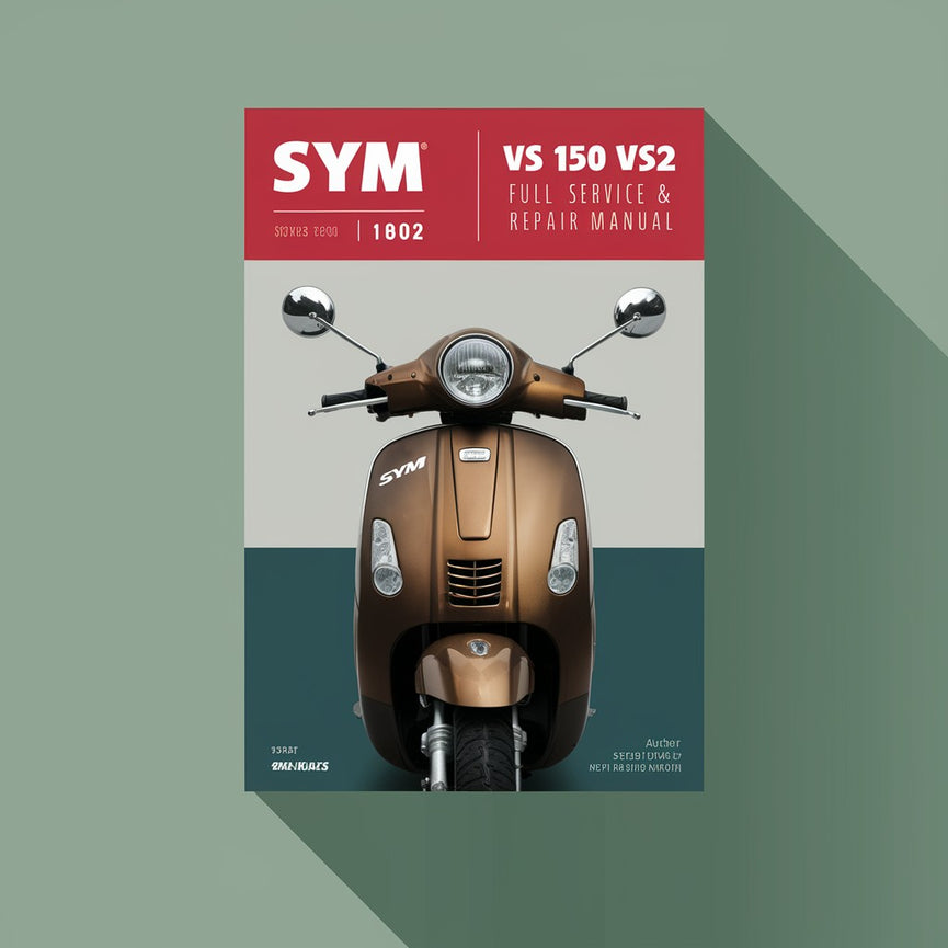 SYM VS 150 VS2 Scooter Full Service & Repair Manual