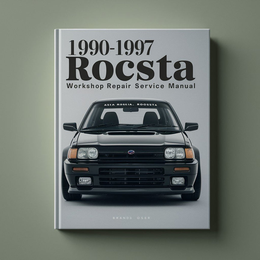 1990-1997 Asia Rocsta Workshop Service Repair Manual PDF Download
