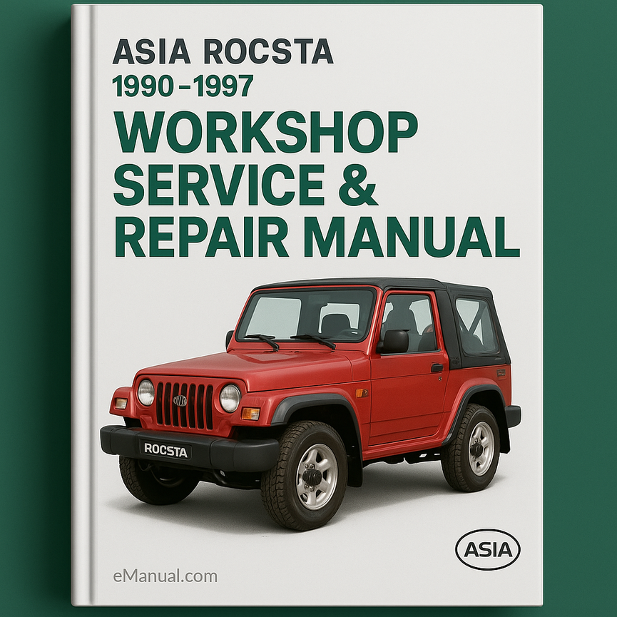 1990-1997 Asia Rocsta Workshop Service Repair Manual