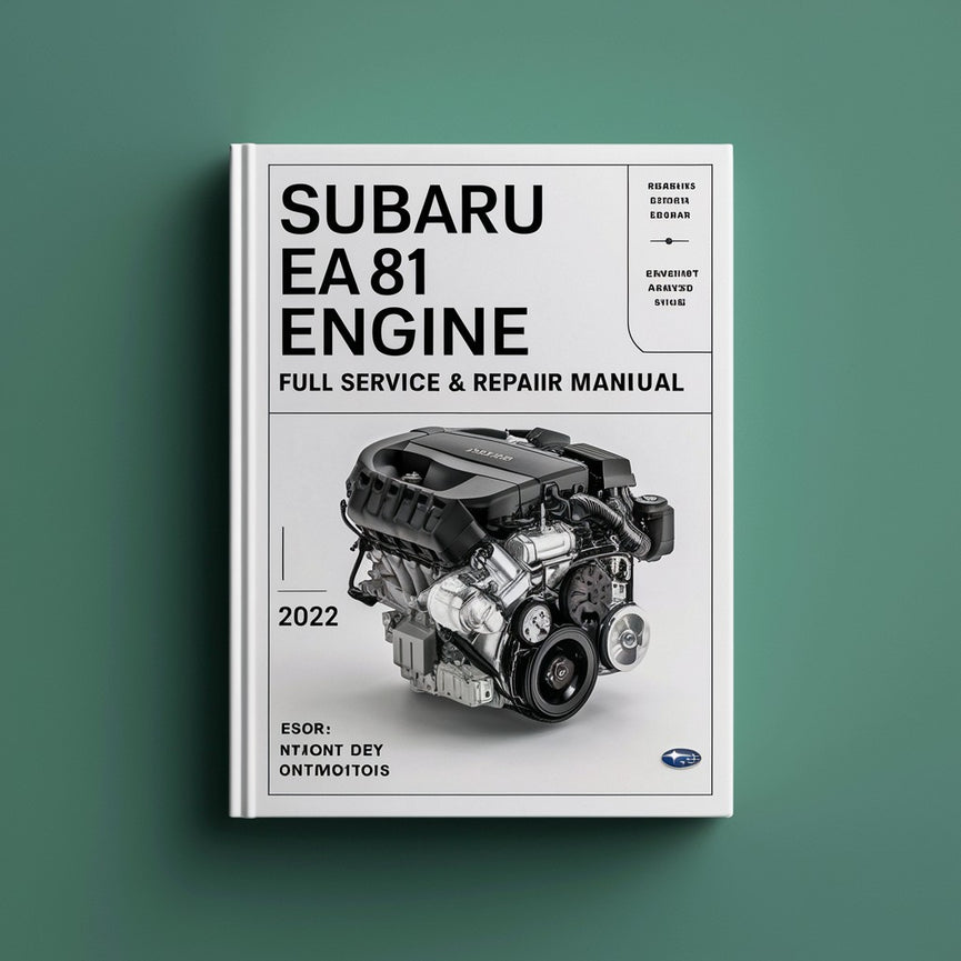 SUBARU EA81 Engine Full Service & Repair Manual