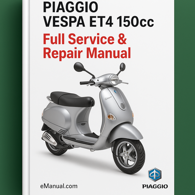 PIAGGIO VESPA ET4 150CC Full Service & Repair Manual