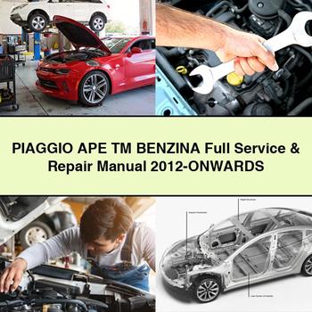 PIAGGIO APE TM BENZINA Manual completo de servicio y reparación 2012 en adelante Descargar PDF