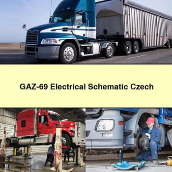 GAZ-69 Electrical Schematic Czech