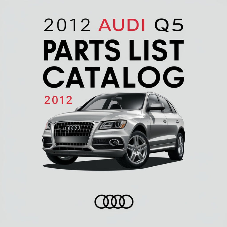 Catálogo de lista de piezas AUDI Q5 2012