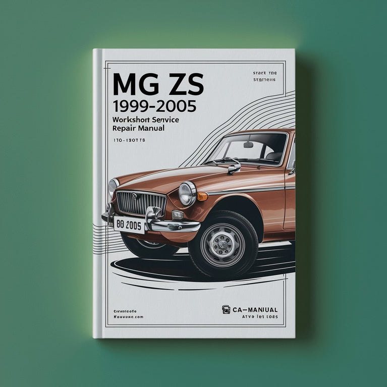 MG ZS 1999-2005 Workshop Service Repair Manual PDF Download