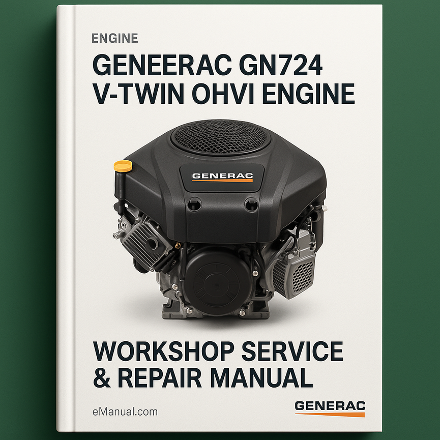 Generac GN724 V-Twin OHVI Engine Workshop Service Repair Manual