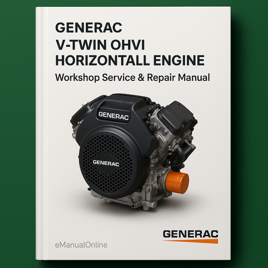 Generac V-Twin OHVI Horizontal Engine Workshop Service Repair Manual