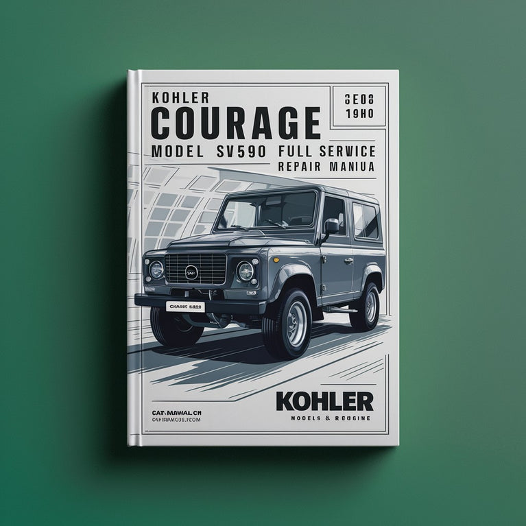 Kohler COURAGE Model SV590 19HP Engine Full Service & Repair Manual