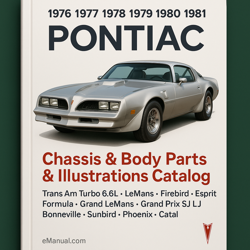 Pontiac Trans Am LeMans Firebird Vehicle 6L Parts Catalog