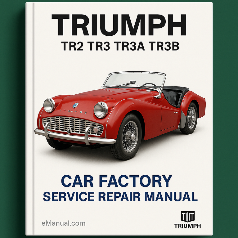 Triumph TR2 TR3 TR3A TR3B Factory Service Repair Manual
