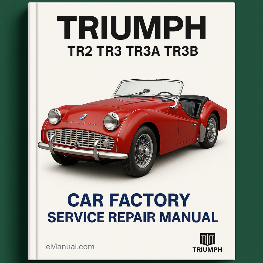 Triumph TR2 TR3 TR3A TR3B Factory Service Repair Manual
