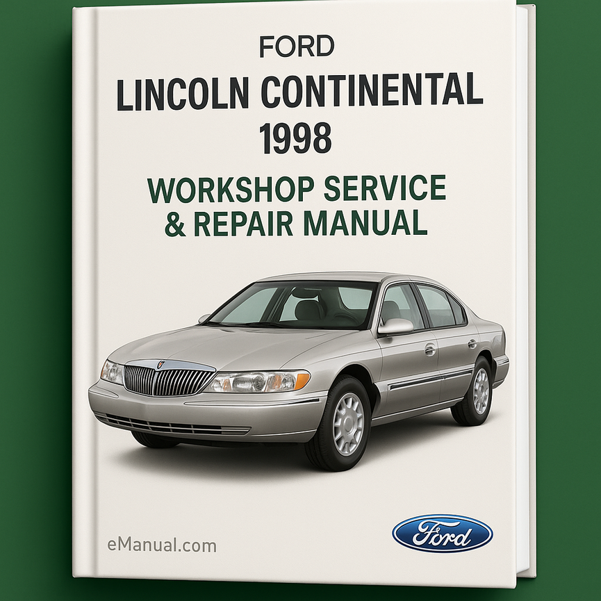 Ford Lincoln Continental 1998 Workshop Service Repair Manual