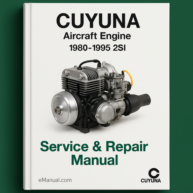 Cuyuna Aircraft Engine Service Repair Manual 1980-1995 2SI