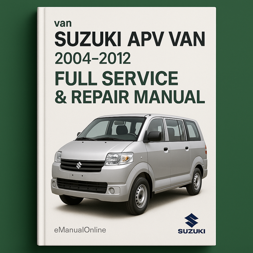 Suzuki APV VAN Full Service & Repair Manual 2004-2012